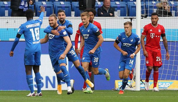Hoffenheim pone fin a la racha del Bayern  - Fútbol - ABC Color