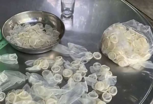 La Policía confisca 345.000 condones usados para revender en Vietnam