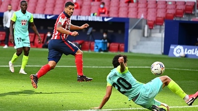 Suárez brilla con doblete y asistencia en su debut en el Atlético » Ñanduti