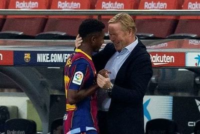 Koeman reclama un delantero centro pese a la exhibición de Ansu Fati