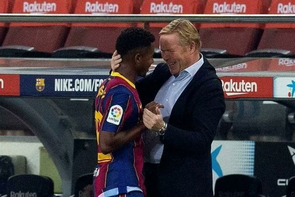 Koeman reclama un delantero centro pese a la exhibición de Ansu Fati