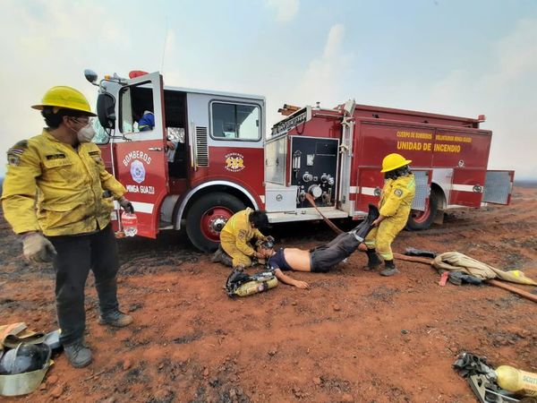 Bomberos reportan nueve incendios en Alto Paraná  - ABC en el Este - ABC Color