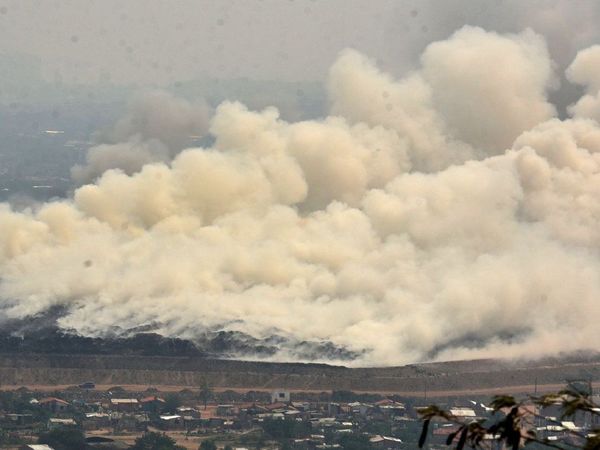 Alertan que polución por incendios puede afectar a         pacientes con Covid