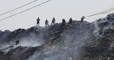 La Nación / Tuvieron que evacuar la zona a causa de incendio