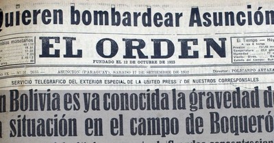 La Nación / Paraguay en la historia: Boquerón, qué hacer en caso de un ataque aéreo sobre Asunción