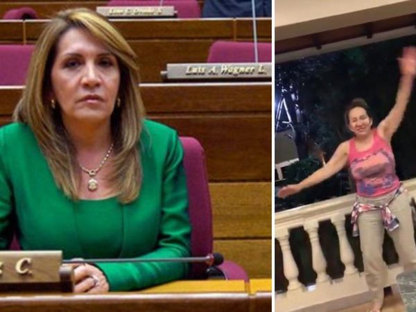Senadora bailó, cantó, tomó su ceecita y fue viral