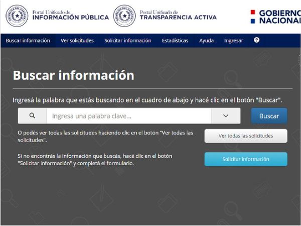 Sólo el 0,7% de la población usa Portal de Acceso a la información