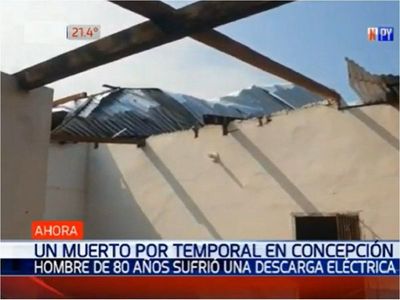 Hombre fallece durante temporal en Concepción