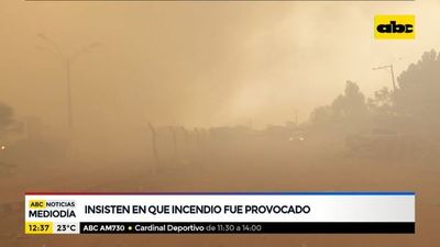 Insisten en que incendio en Cateura fue provocado - ABC Noticias - ABC Color