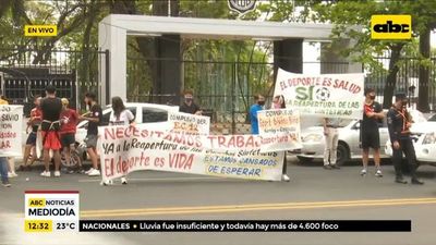 Protesta de dueños de canchas sintéticas - ABC Noticias - ABC Color