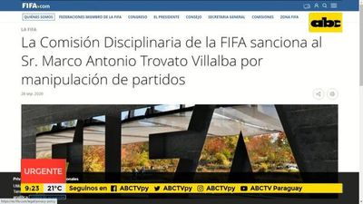 Caso Trovato: “La transparencia no es negociable”, dice Robert Harrison - Cardinal Deportivo - ABC Color