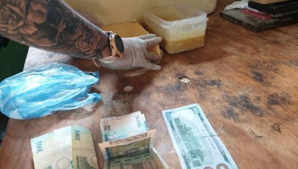 Desmantelan narcolaboratorio donde procesaban cocaína en Pedro Juan Caballero