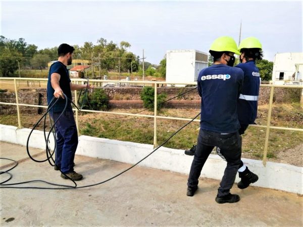 Essap instala bombas de toma de agua del río Paraguay para evitar desabastecimiento