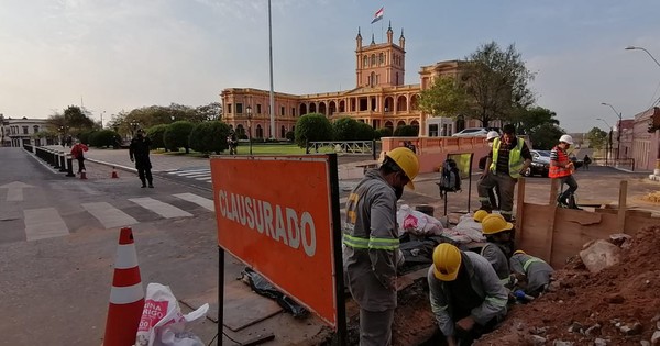 La Nación / Obras de red de alcantarillado en Asunción está en etapa final