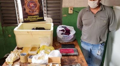 Dos detenidos en allanamiento de laboratorio de procesamiento de cocaína