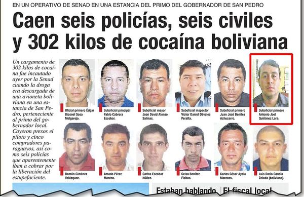 Señalan a subcomisario y suboficial como dueños de 9 Ton. de marihuana - Nacionales - ABC Color