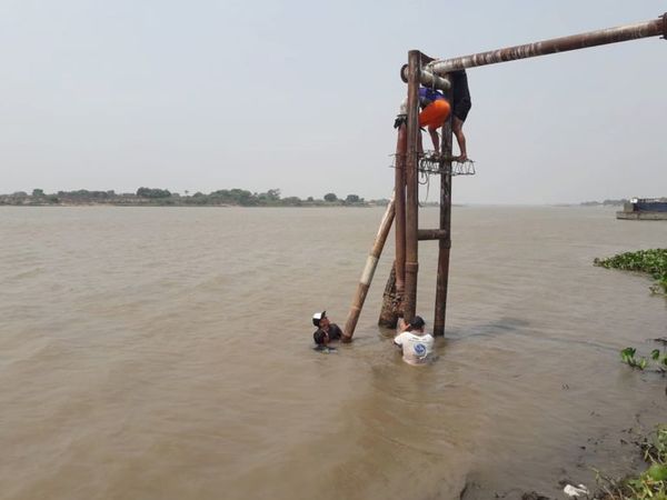 Bajante del río Paraguay dificulta la provisión de agua en Fuerte Olimpo - Nacionales - ABC Color