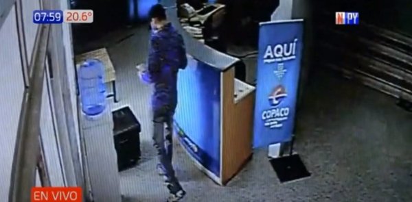 Divulgan imágenes del atraco donde fue abatido presunto delincuente | Noticias Paraguay