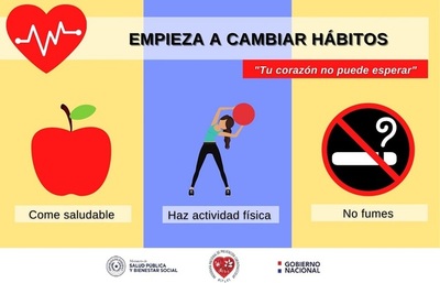 Instan a adoptar hábitos saludables para prevenir enfermedades cardiovasculares