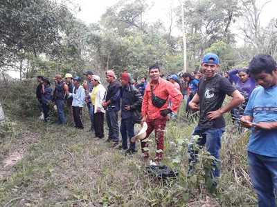 Indígenas volvieron a ingresar al monte en busca de Oscar Denis