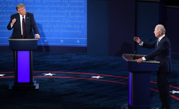 HOY / Trump llama "socialista" a Biden y éste le tacha de "mentiroso" durante debate presidencial