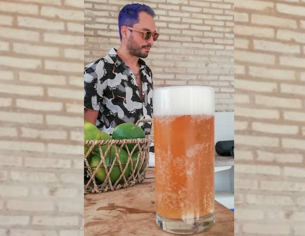 Crónica / Conductor de radio y tevé ¡fabrica su birra!