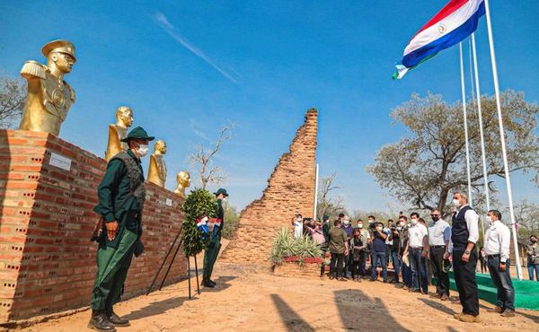 Rinden homenaje a héroes de la victoria de Boquerón - Nacionales - ABC Color