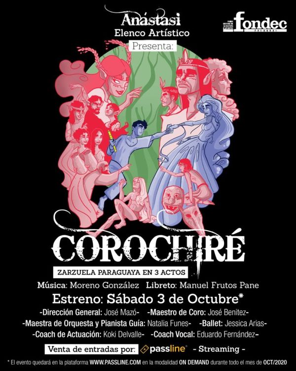 Zarzuela paraguaya vía streaming