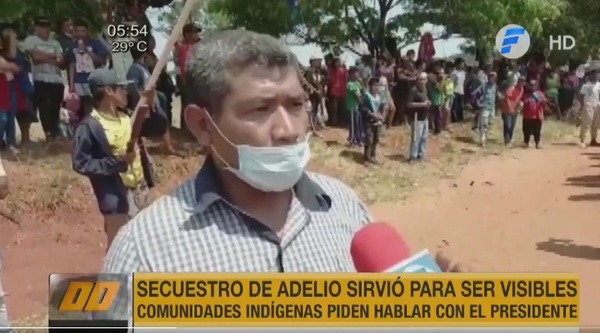 Indígenas reclaman atención a sus necesidades y quieren hablar con el presidente » San Lorenzo PY