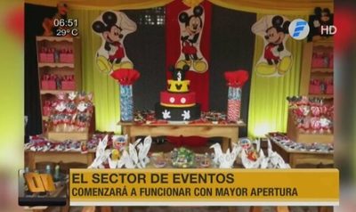Rubro de eventos comenzará a operar desde octubre