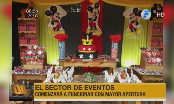Rubro de eventos comenzará a operar desde octubre