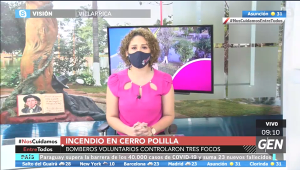 HOY / Incendio en Cerro Polilla
