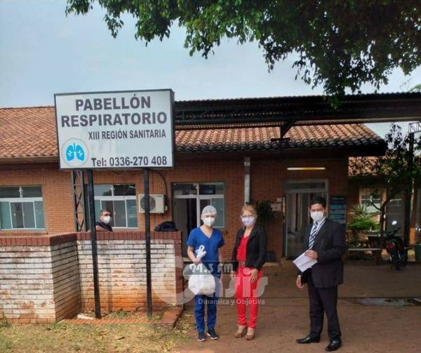 Juzgado de Pedro Juan dona equipos de bioseguridad