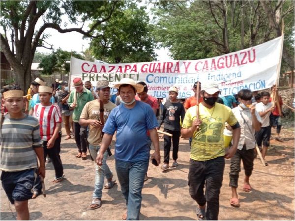 Indígenas se movilizan y cierran ruta en Caaguazú