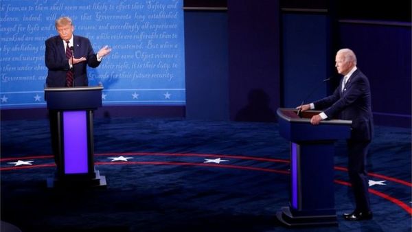Así fue el primer debate Trump vs Biden