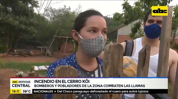 Incendio en el monumento natural Cerro Kõi de Areguá - ABC Noticias - ABC Color