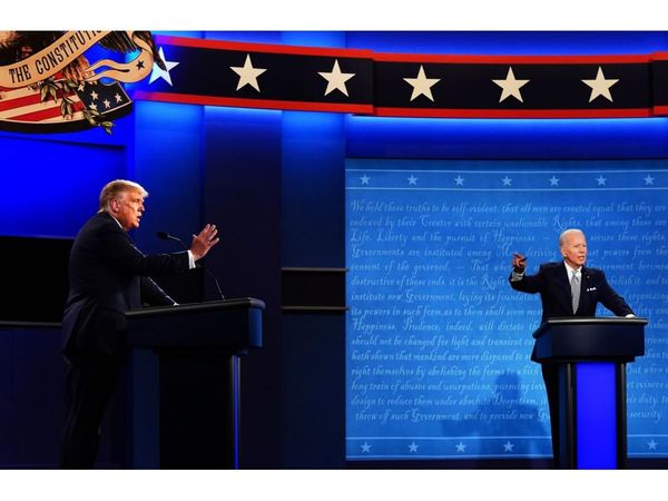 Trump y Biden se llenan de insultos en un desordenado debate televisivo