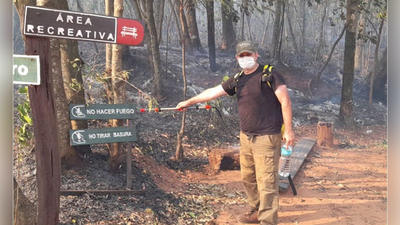 El incendio en Areguá consumió el 80% de la reserva del Cerro Kõi