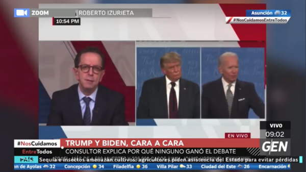 HOY / Roberto Izurieta, consultor político, sobre el debate entre Trump y Biden