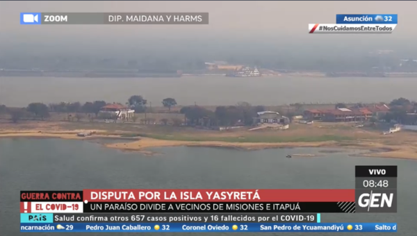HOY / Diputados Walter Harms y Derlis Maidana, sobre la disputa por la Isla Yasyretá