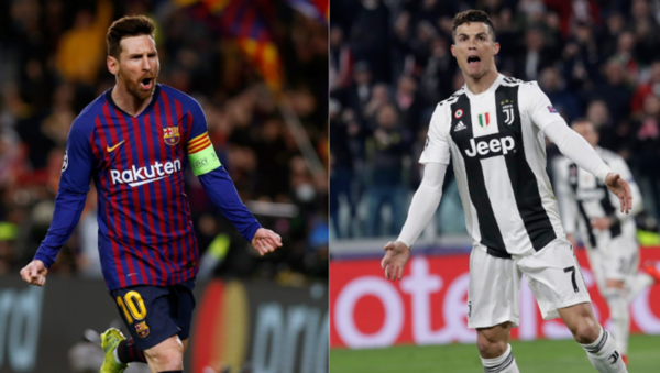 Messi vs. Cristiano en fase de grupos de Champions League