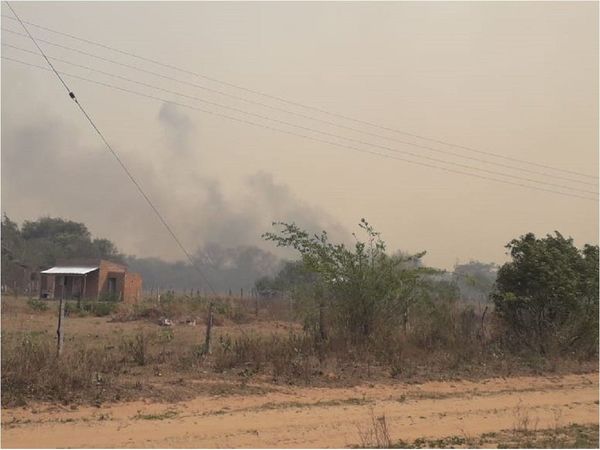 Incendio de gran magnitud afecta a Paso de Patria