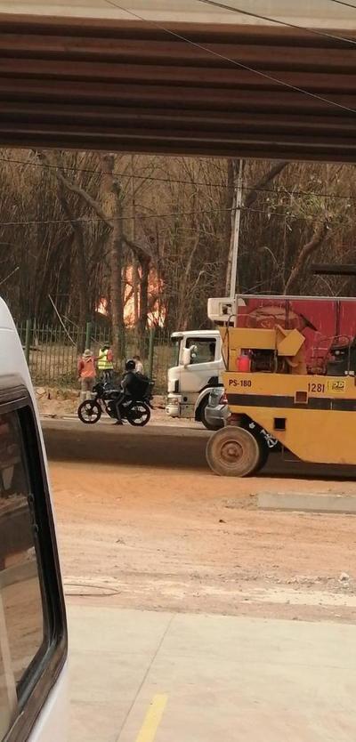 Paraguay en llamas: Reportan incendio en la zona del Jardín Botánico de Asunción - ADN Paraguayo
