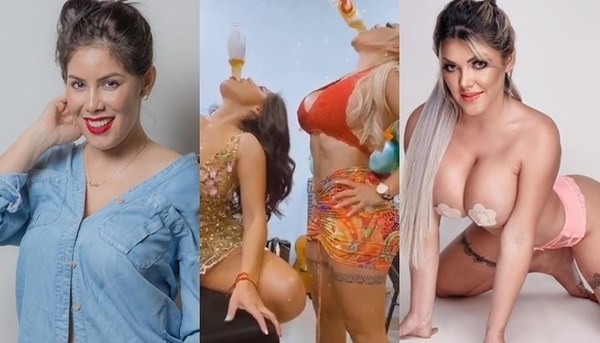 Yenys Olmedo, Nadia Aranda y sus habilidades para el "fondo blanco" - Teleshow