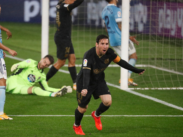 Barcelona golea al Celta en Balaídos