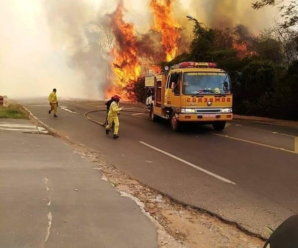 Arrecian incendios en todo el país y Alto Paraná no es la excepción