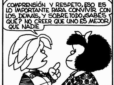 Quino deja un invaluable legado a través de su pequeña Mafalda