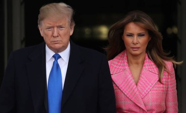 HOY / Trump y la primera dama Melania dan positivo por coronavirus