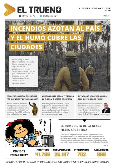 E-paper 02 de Octubre 2020 - El Trueno