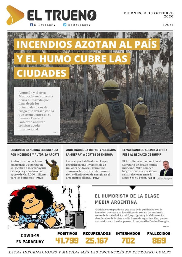 E-paper 02 de Octubre 2020 - El Trueno